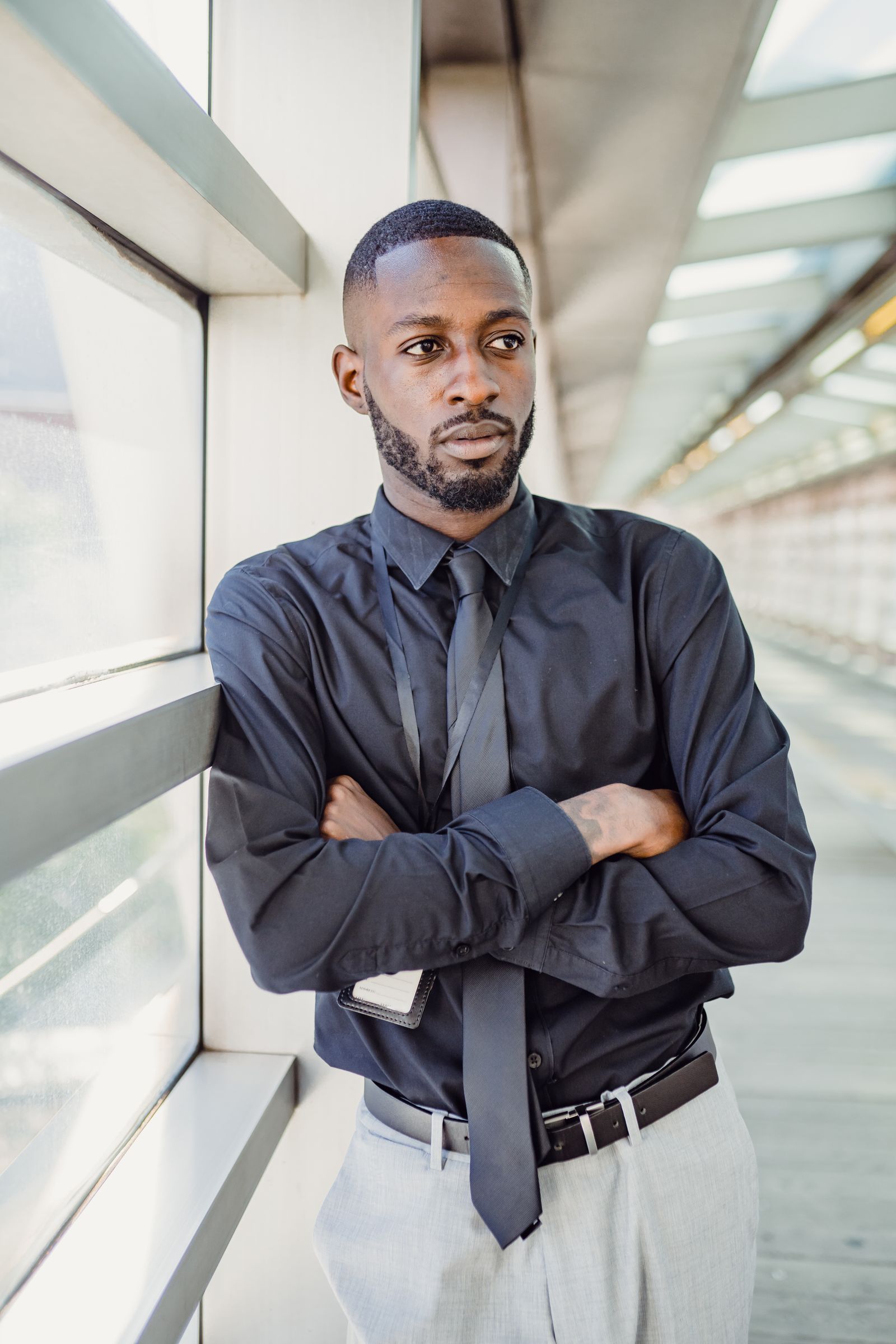 Jordan Hayes, independent mortgage broker, in the East Main Street office